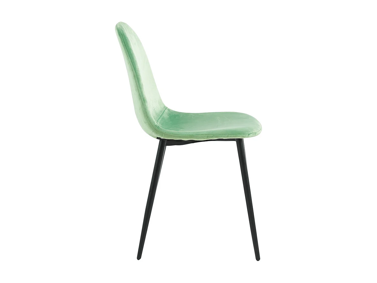 VCM 1 chaise de salle à manger scandinave chaise de cuisine rembourrée chaise de salle à manger table à manger dossier Fiolo (Mint)