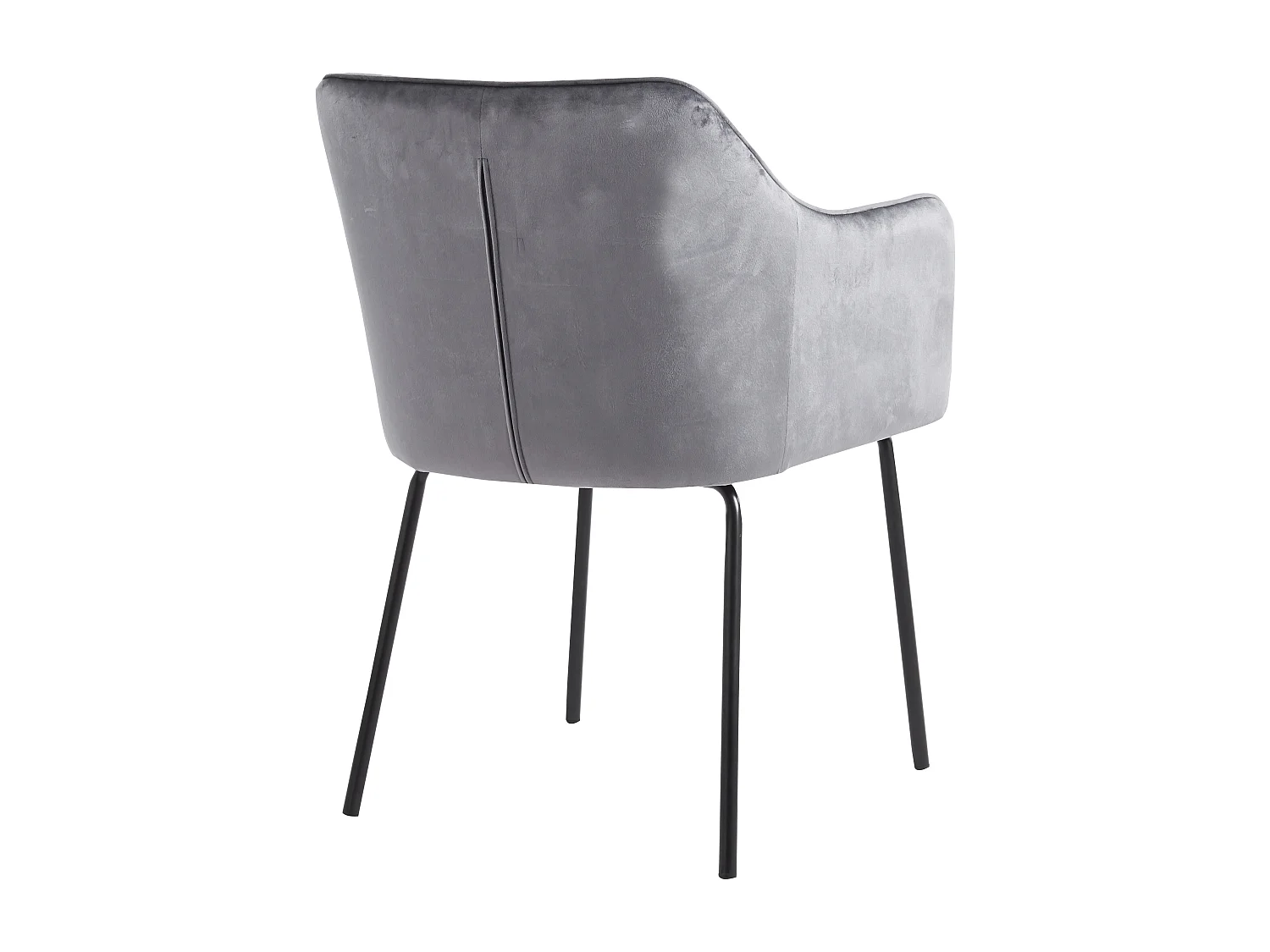 VCM 1 chaise de salle à manger scandinave chaise de cuisine rembourrée chaise de salle à manger table à manger accoudoir dossier Valia (gris clair)