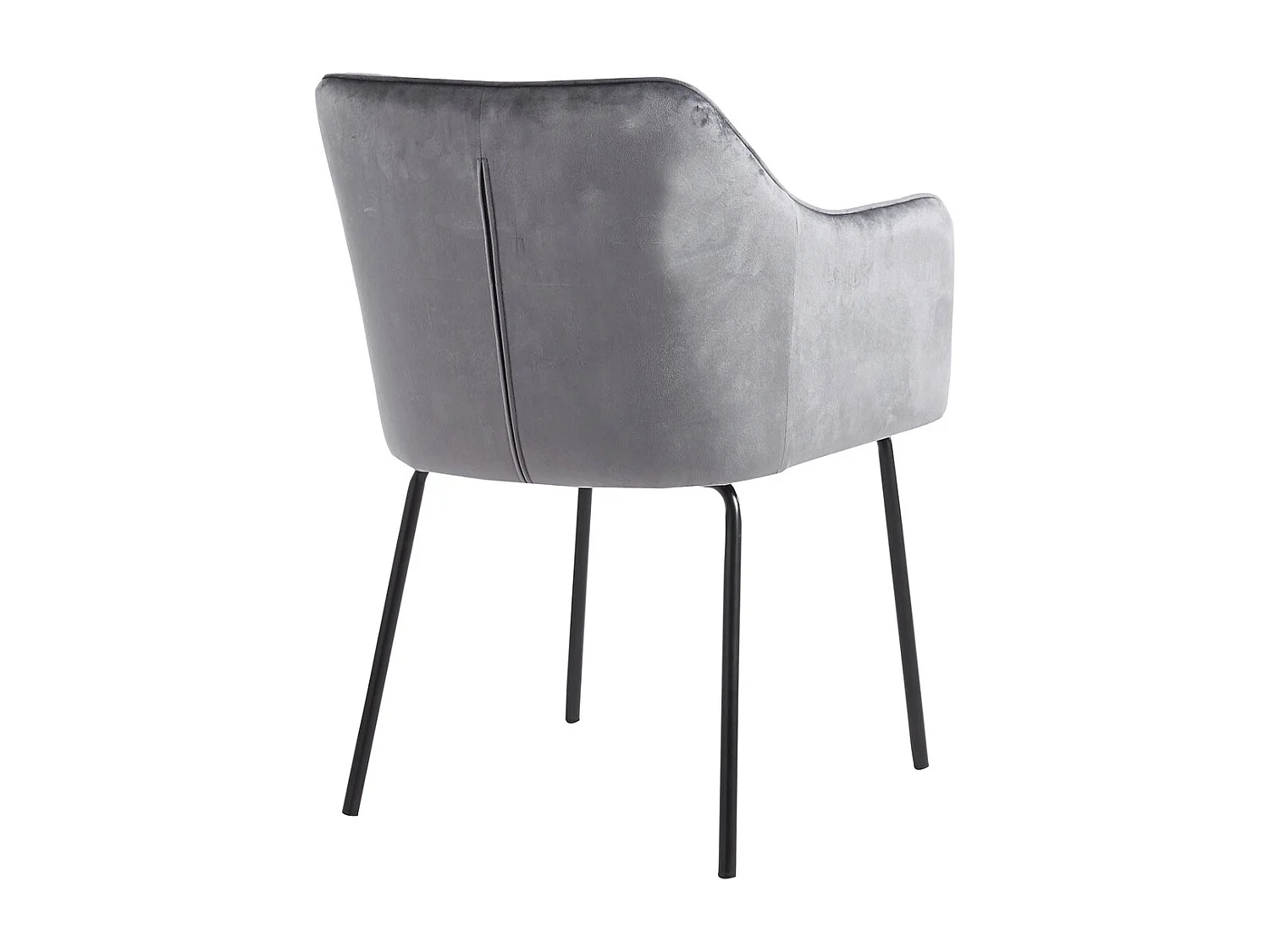 VCM 1 chaise de salle à manger scandinave chaise de cuisine rembourrée chaise de salle à manger table à manger accoudoir dossier Valia (gris clair)