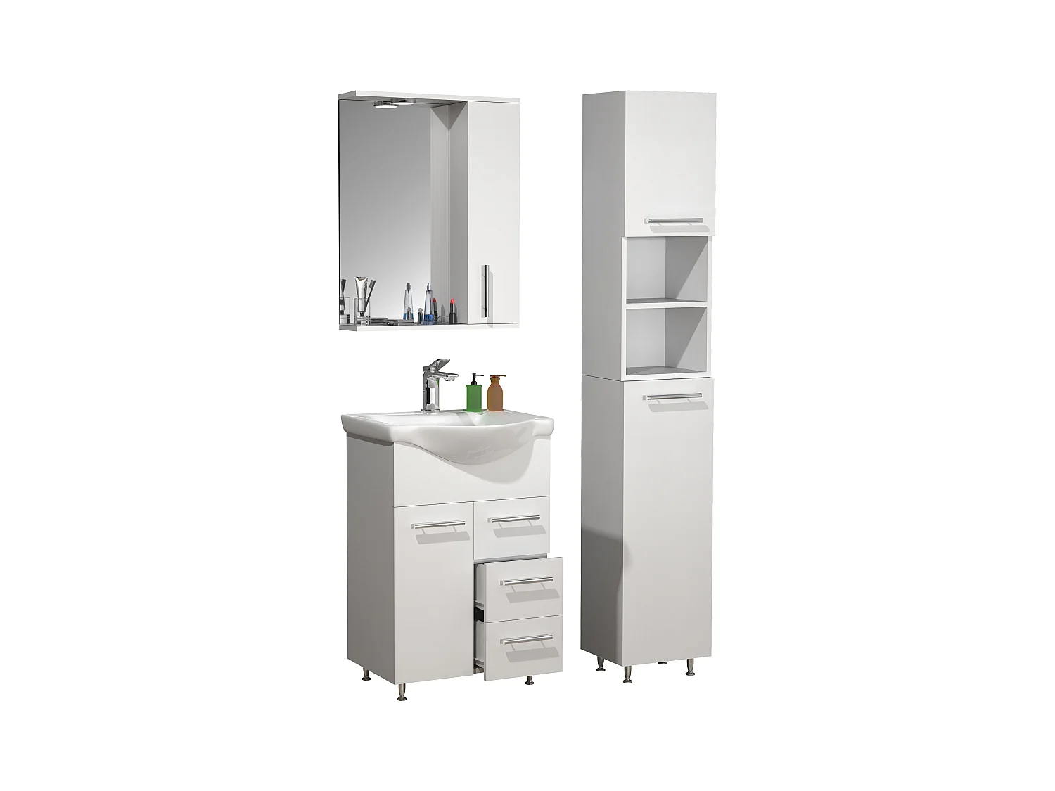 4 stks. wastafelmeubel Lisalo L