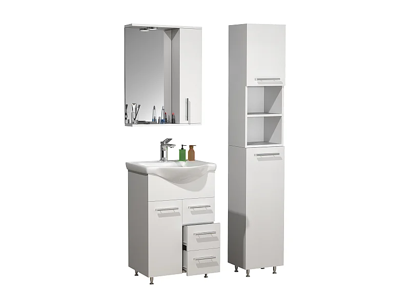 Lavabo de muebles de baño Lisalo Blanco AL. 170 x AN. 85 x P. 45 cm