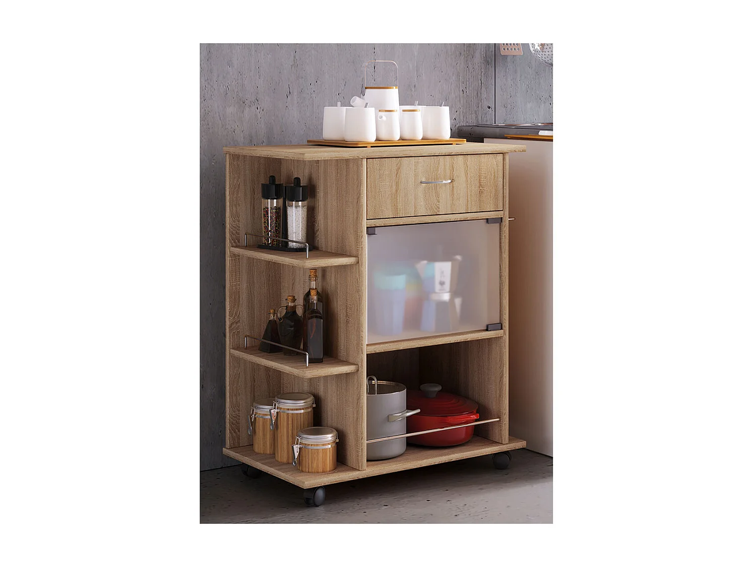 Küchenwagen Servierwagen Rollwagen Rollen Pocis