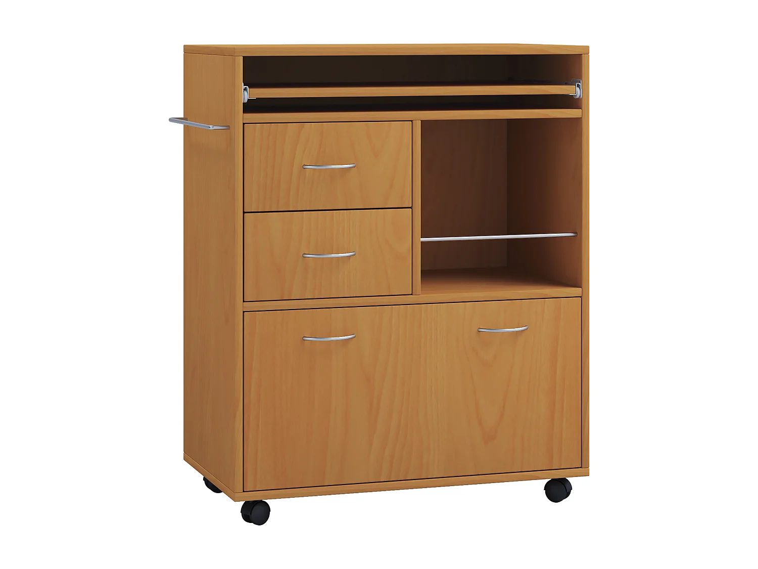 Mobiliário de cozinha servindo carrinho Kicha Livro A. 86 x L. 70 x P. 40 cm