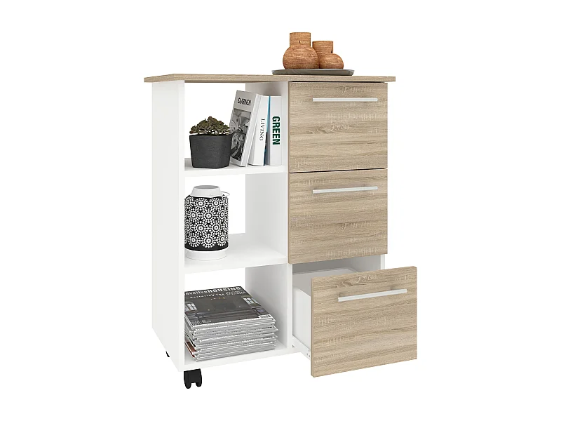 Carrello da cucina che serve i rulli del carrello Esilo L