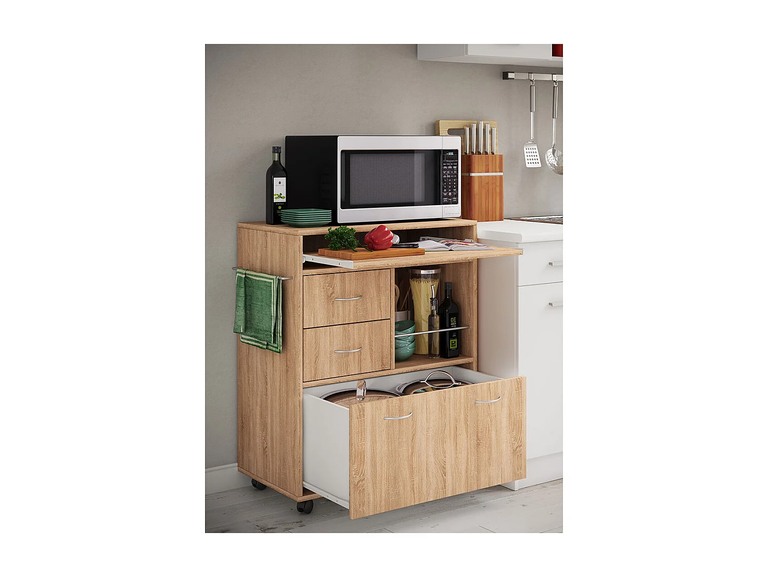 Wózek kuchenny serwujący wózek Rolls Kicha