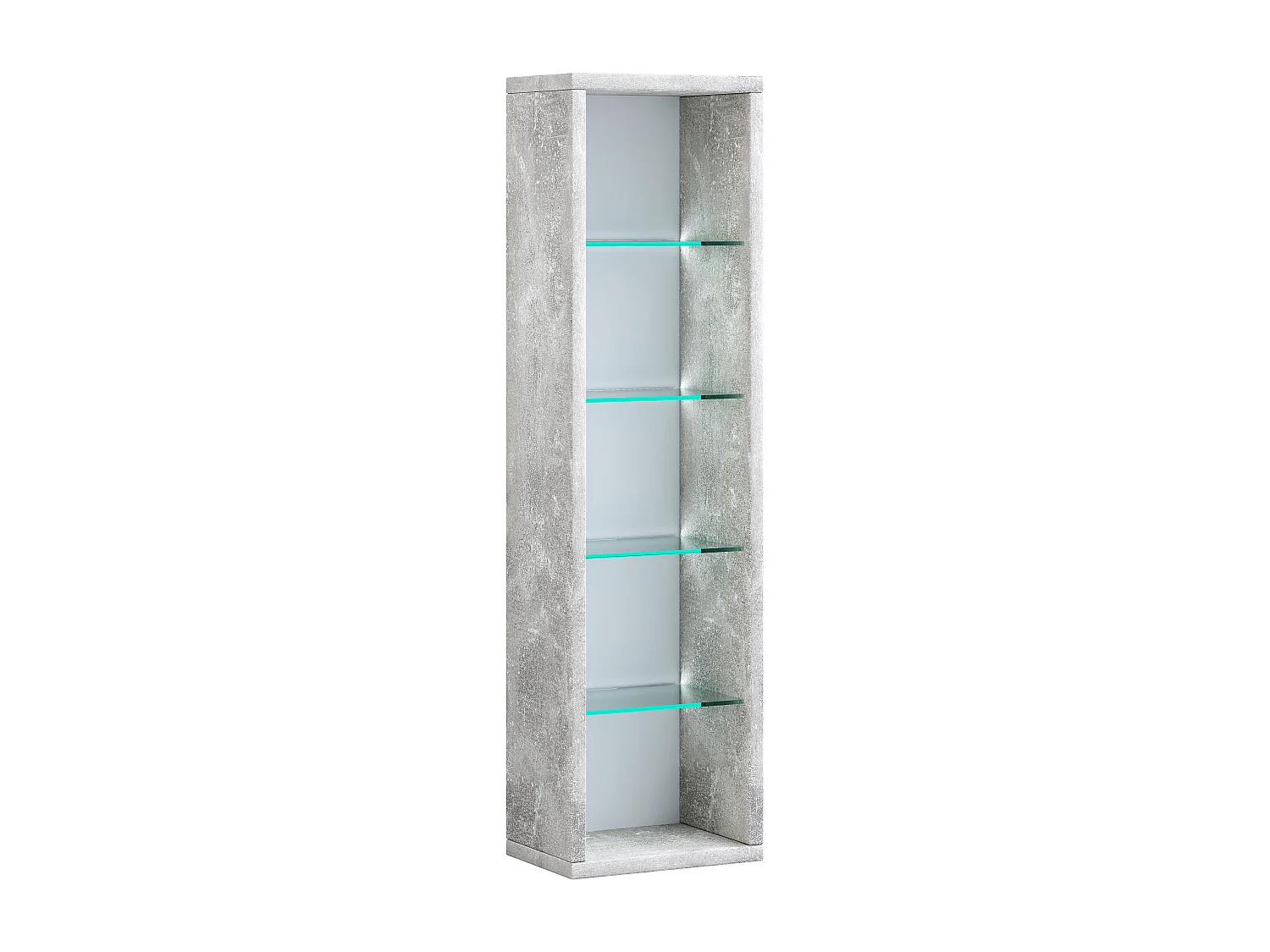 Stand Rack Rasato Concrete Optics H. 77 x W. 21 x D. 14 cm