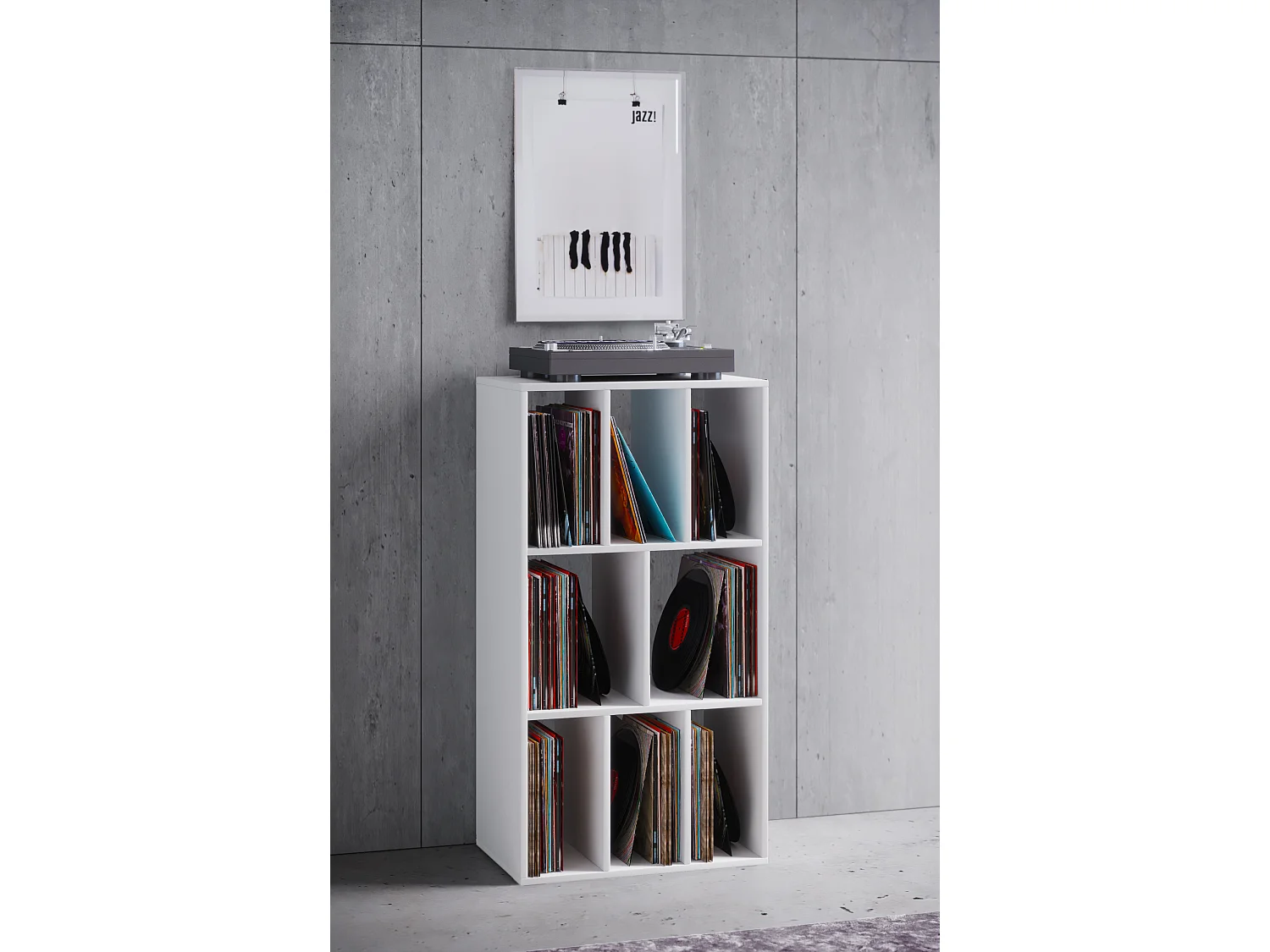 Schallplattenregal Raumteiler LP Schaltino