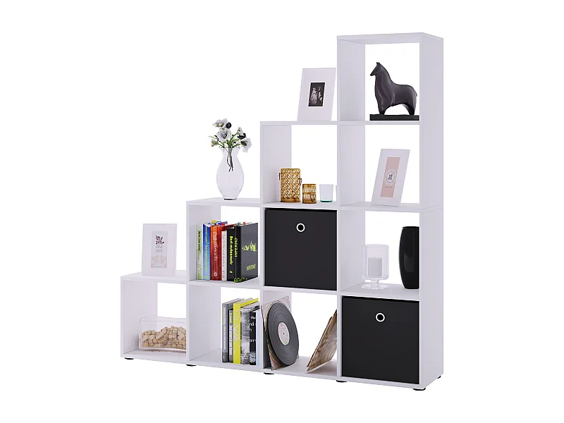 Stand Rack Napoli White H. 139 x W. 143 x D. 29 cm