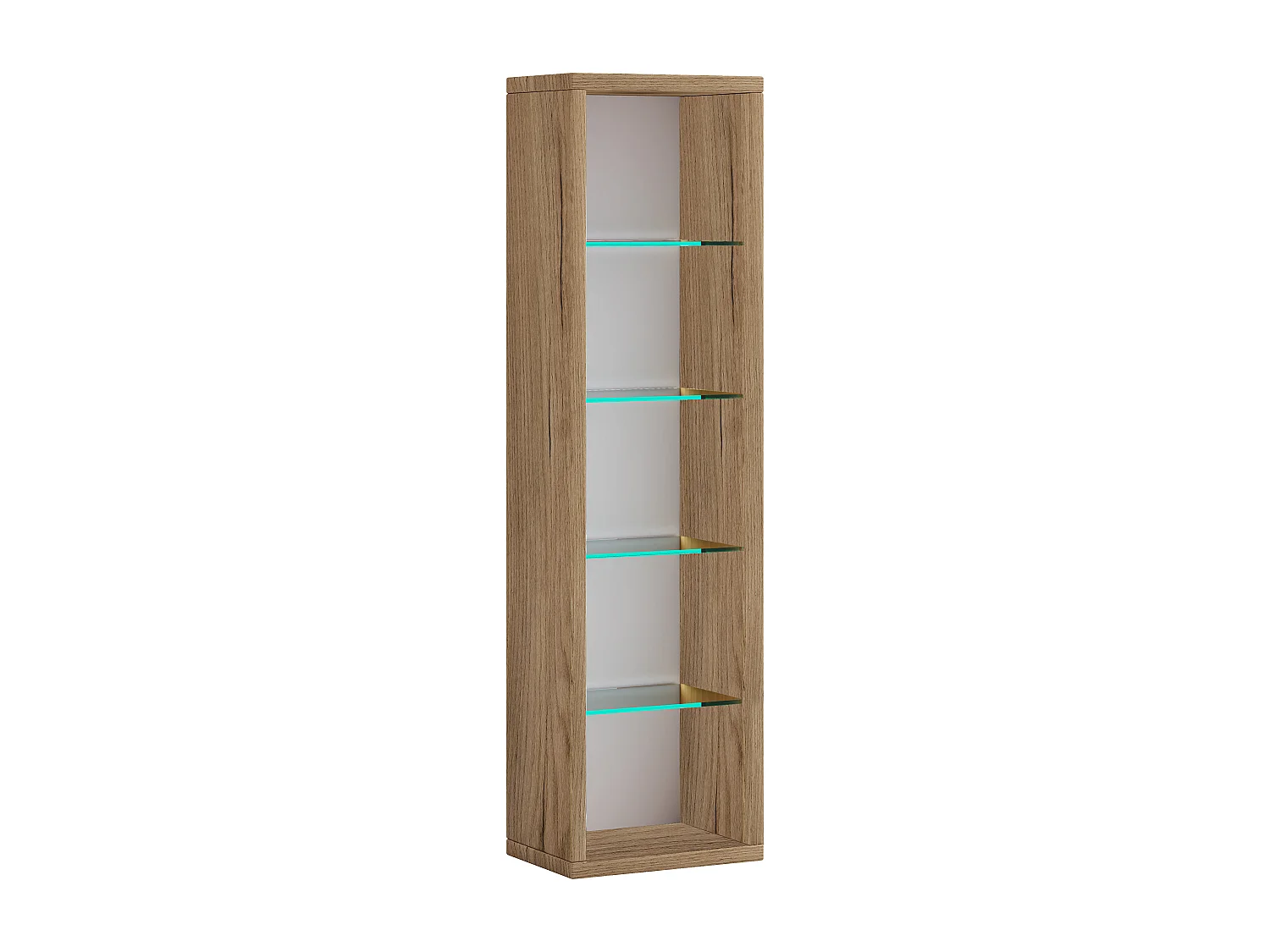 Stand Rack Rasato Honey oak H. 77 x W. 21 x D. 14 cm