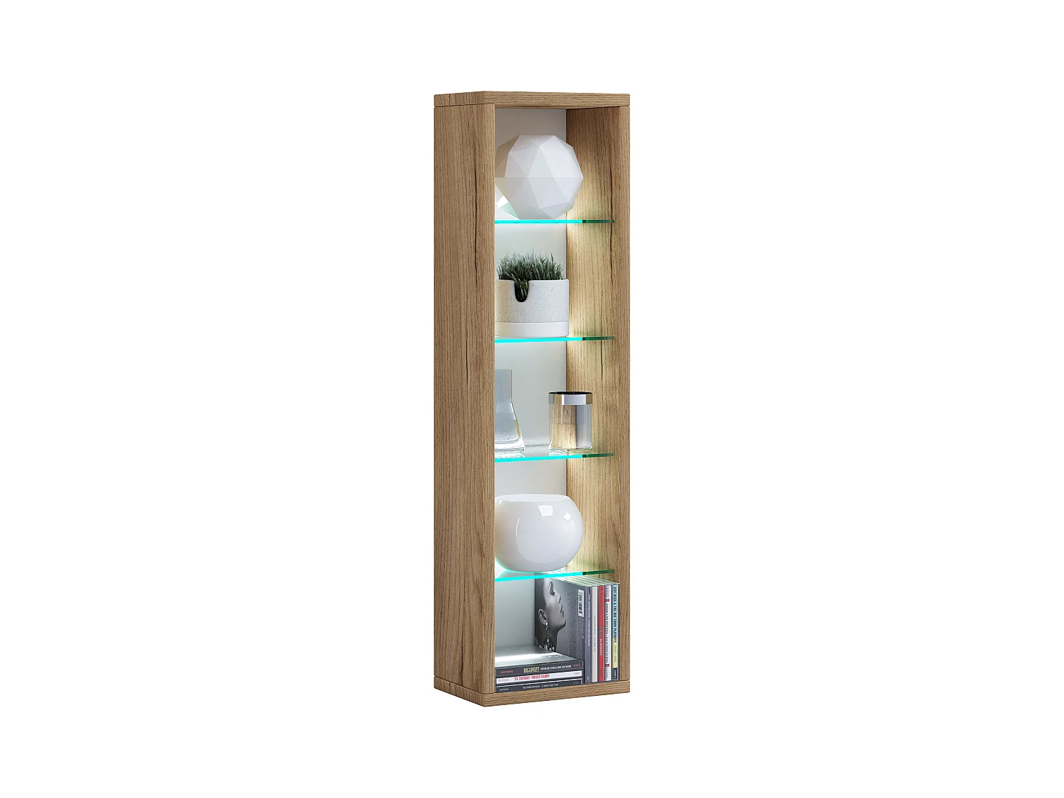Holz CD DVD Stand Aufbewahrung Deko Regal Rasato L