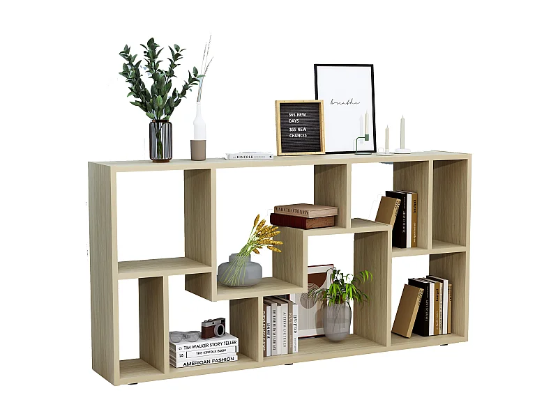 Stand Rack Lanisa Honey oak H. 58 x W. 116 x D. 20 cm