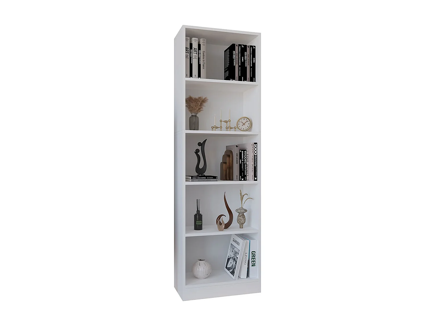 Stand Rack Dilos White H. 183 x W. 56 x D. 30 cm