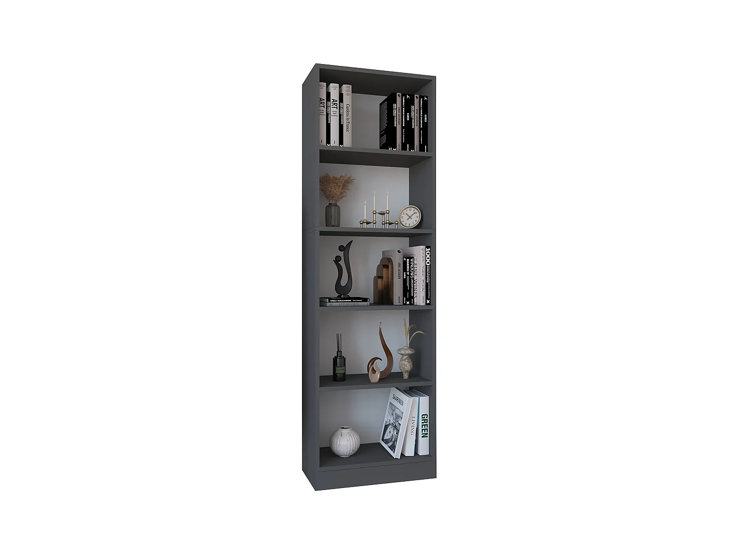 Holz Stand Regal Bücher Bücherregal Dilos XL 5f