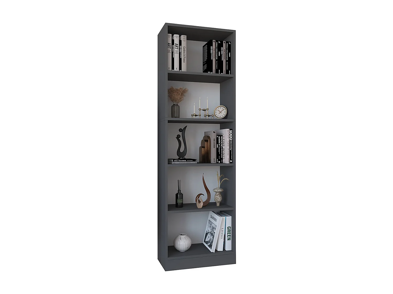 Stand Rack Dilos Anthracite H. 183 x W. 56 x D. 30 cm