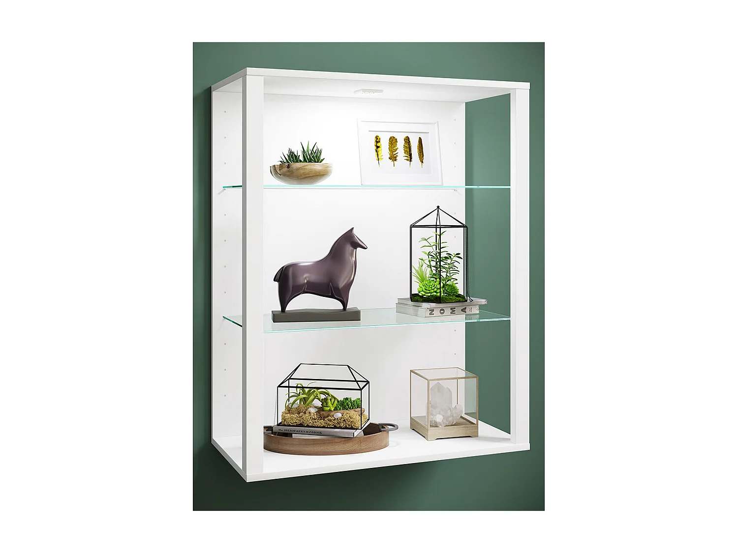 olz Glas Stand Vitrine Sammelvitrine Glasol LW