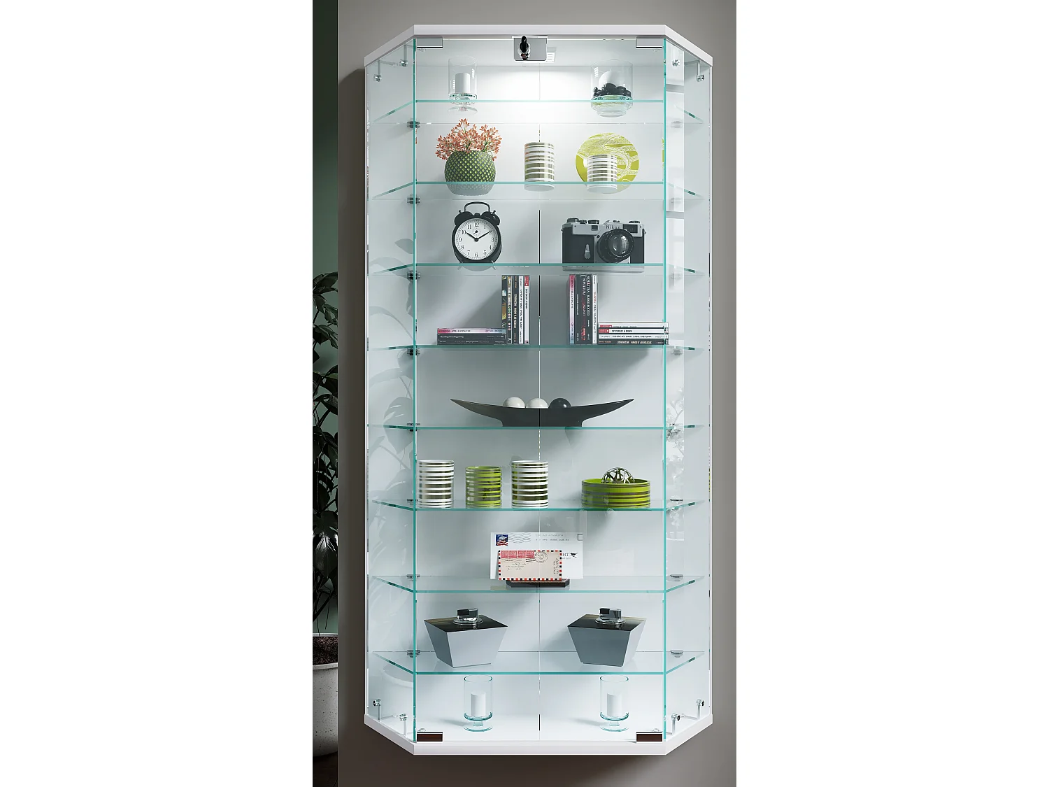 Wandvitrine Hängevitrine Glasvitrine Benila XL