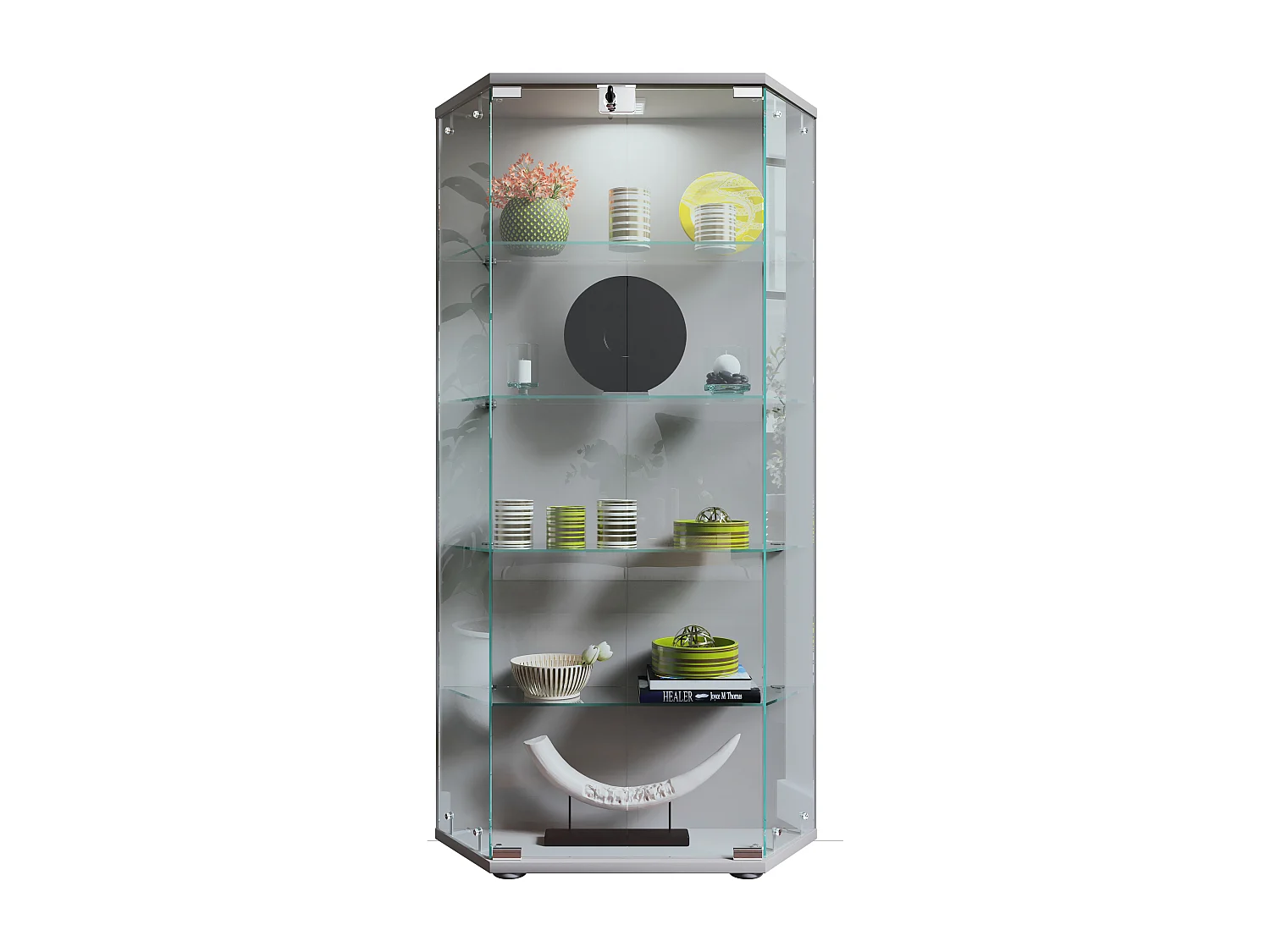 Stojak na stojak na szkło drewniane Cenila L