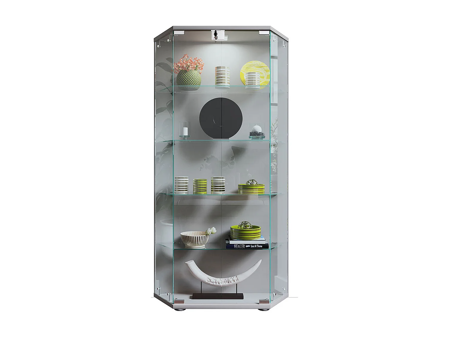 Stojak na stojak na szkło drewniane Cenila L