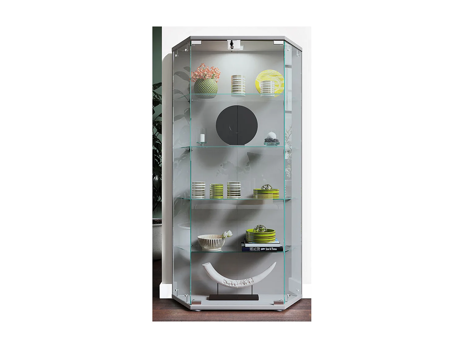 Stojak na stojak na szkło drewniane Cenila L