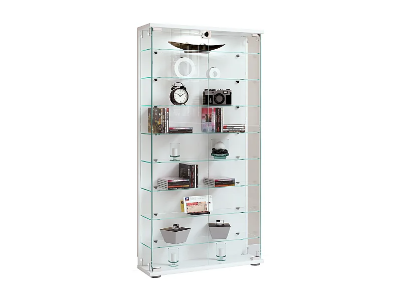 Standing cabinet Stelas White H. 114 x W. 59 x D. 17 cm