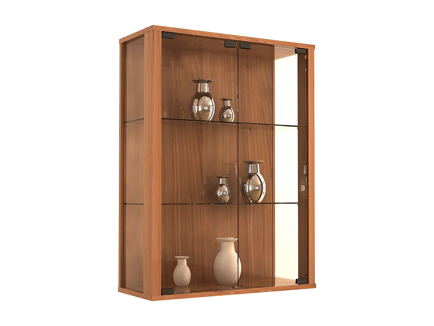 Wall display cabinet Udina Nuts H. 80 x W. 60 x D. 25 cm