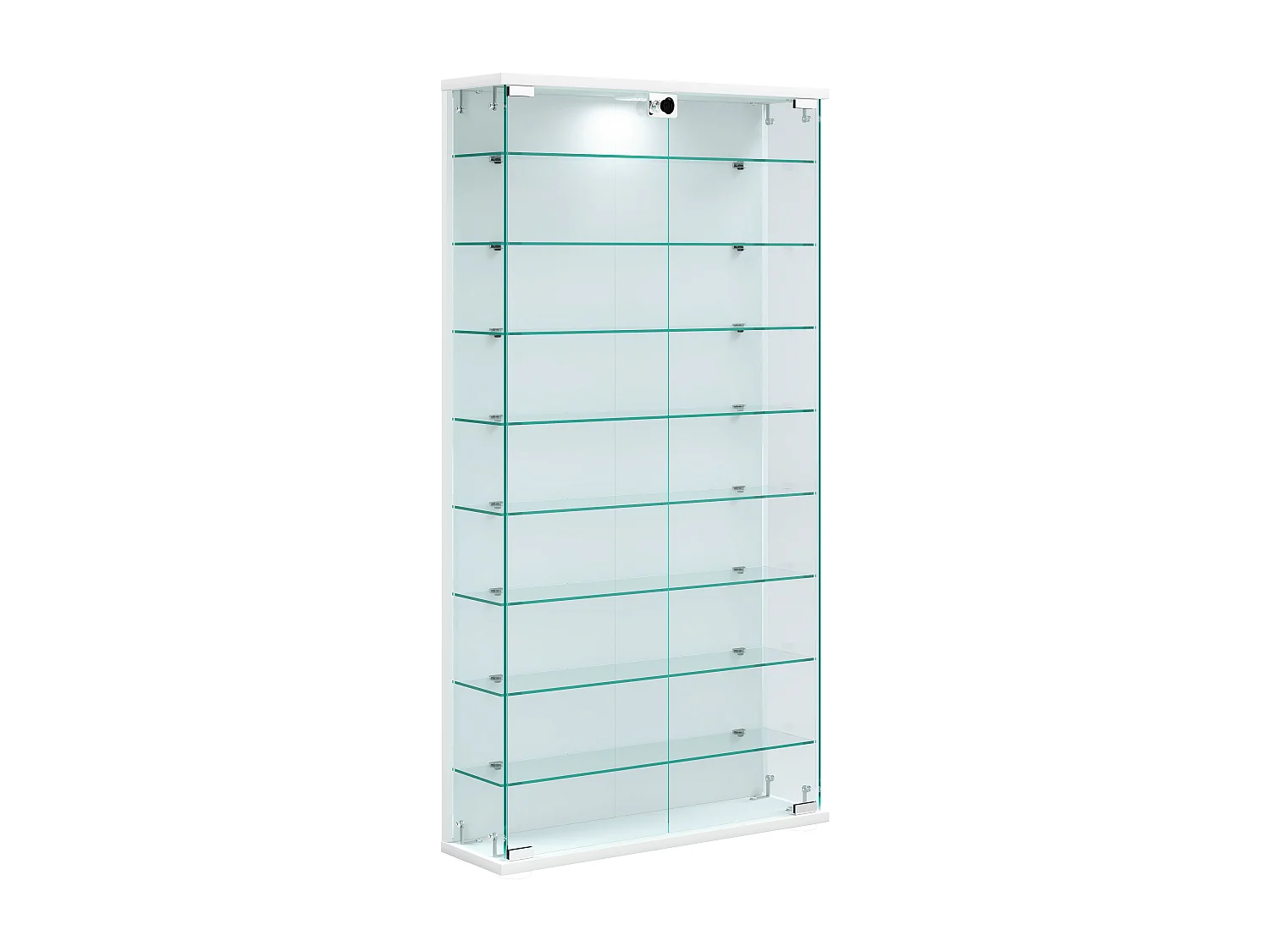 Wall display cabinet Relas White H. 114 x W. 59 x D. 17 cm