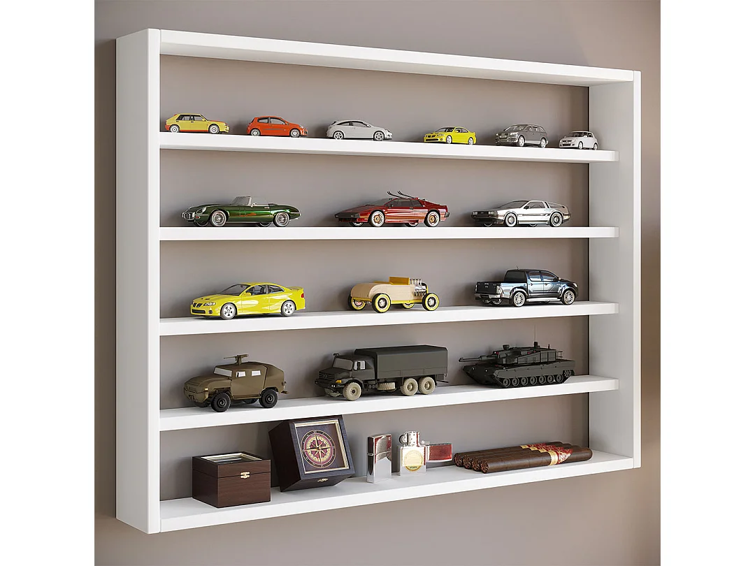 Holz Wandregal Wandvitrine Regal Deko Osado L