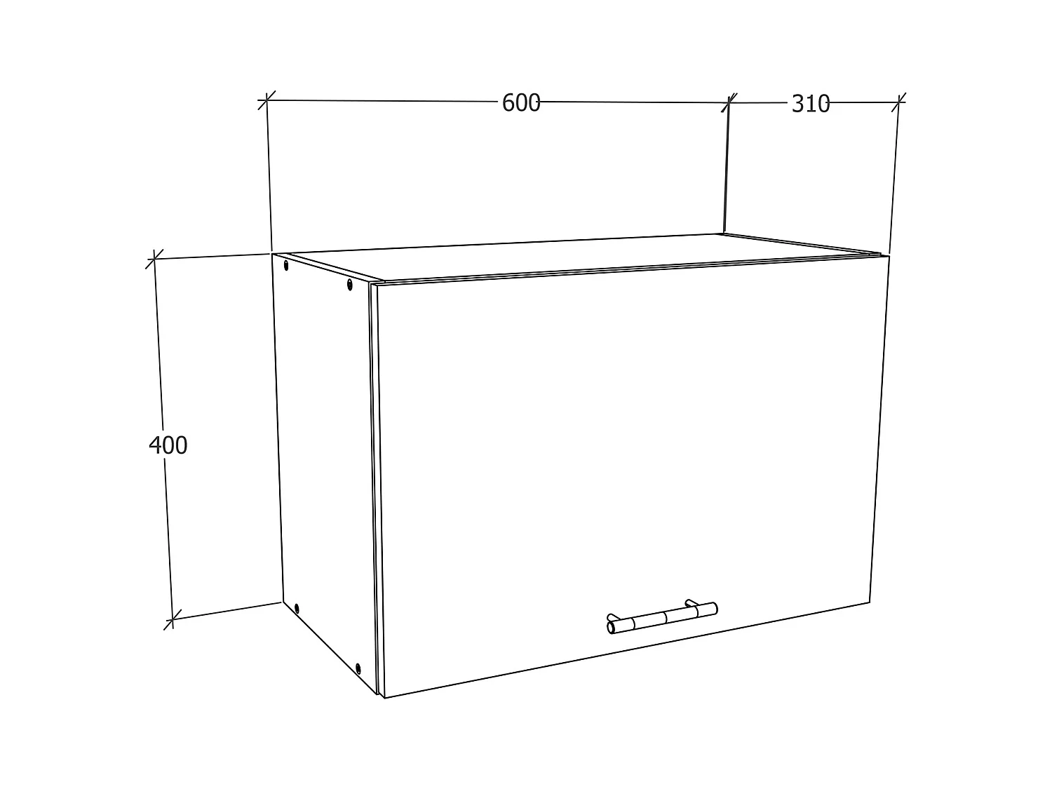 Mobile da cucina 60 cm pensile Esilo