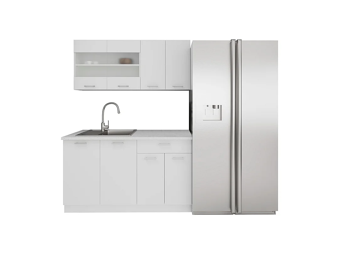 Singleküche Einbauküche Küchenzeile 140cm Esilo