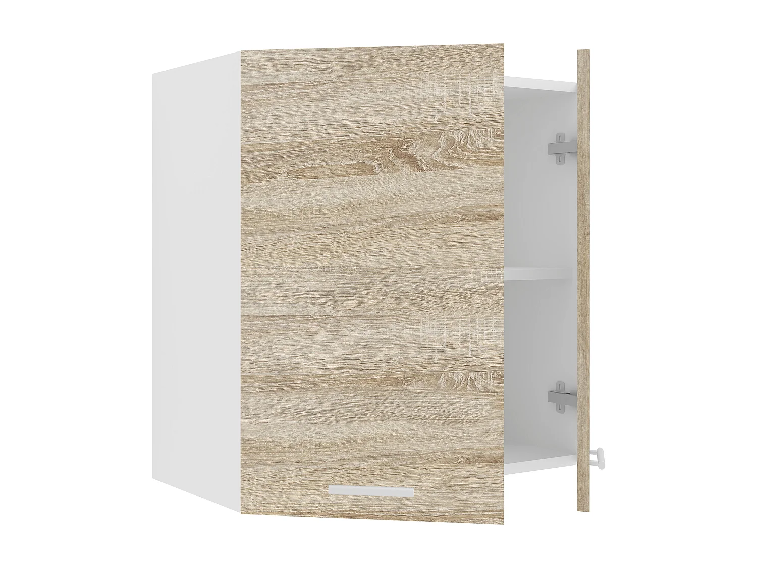 Kitchen furniture hanging cabinet Esilo White / Sonoma oak H. 60 x W. 60 x D. 31 cm