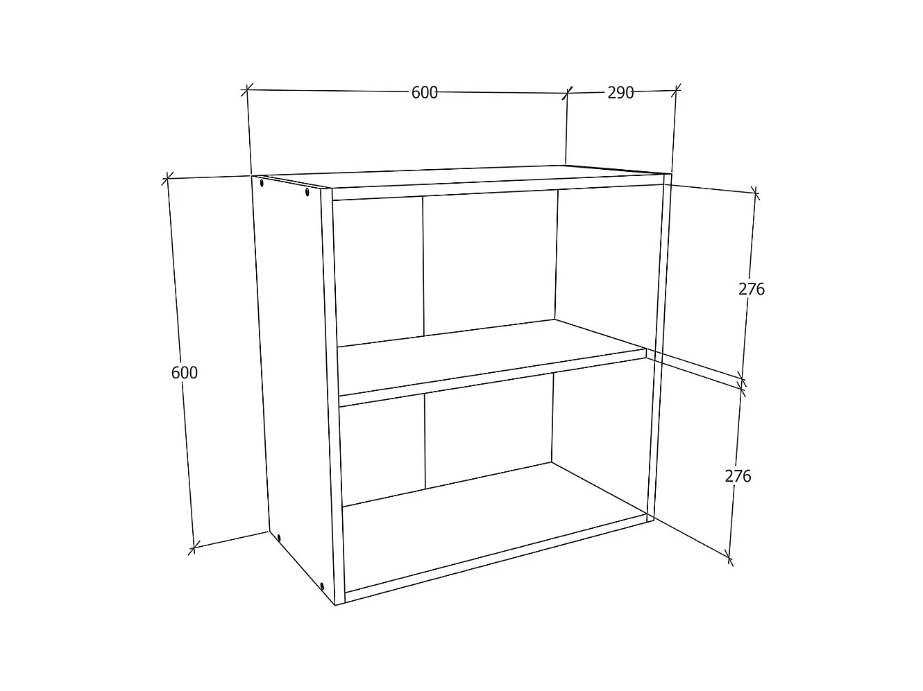 Mobile da cucina B. 60cm pensile Esilo