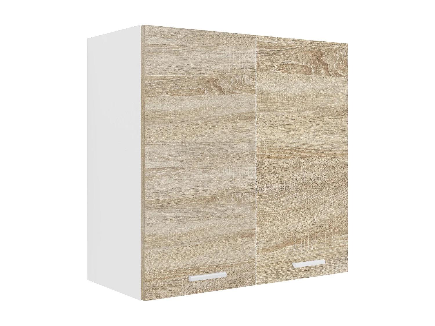 Kitchen furniture hanging cabinet Esilo White / Sonoma oak H. 60 x W. 60 x D. 31 cm