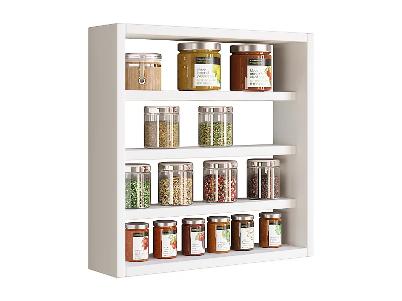 Kitchen furniture hanging cabinet Esaldi White H. 40 x W. 40 x D. 10 cm