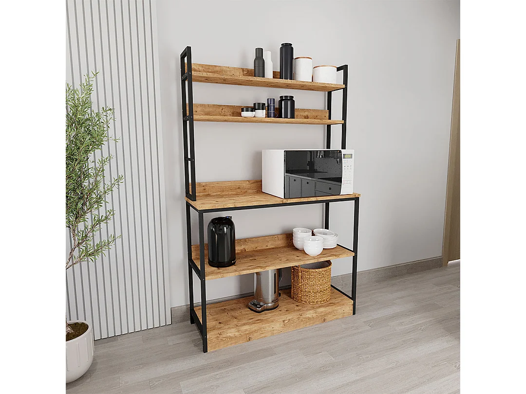 Kitchen furniture cabinet Insasi Honey oak H. 161 x W. 101 x D. 36 cm