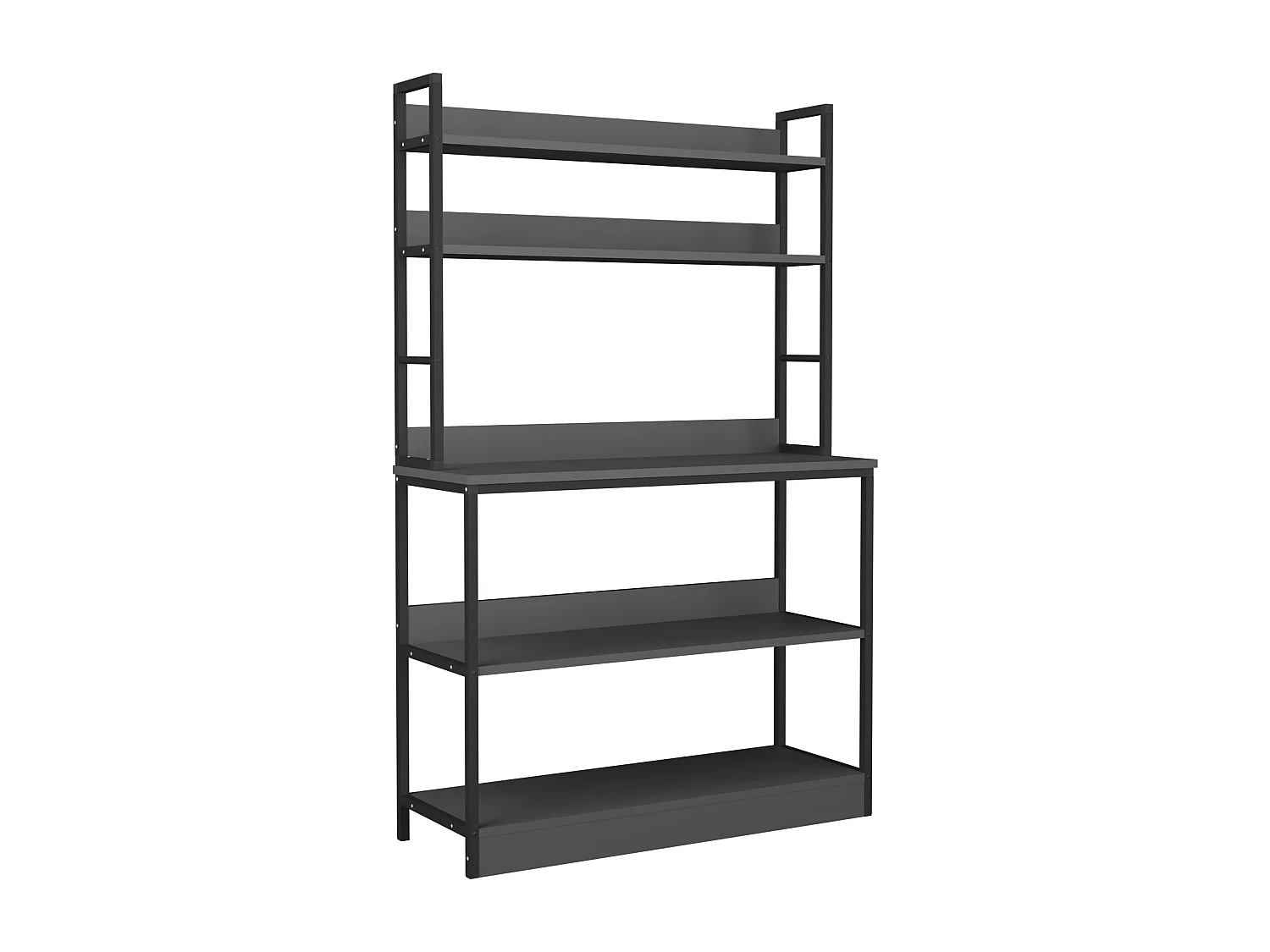 Kitchen furniture cabinet Insasi Anthracite H. 161 x W. 101 x D. 36 cm