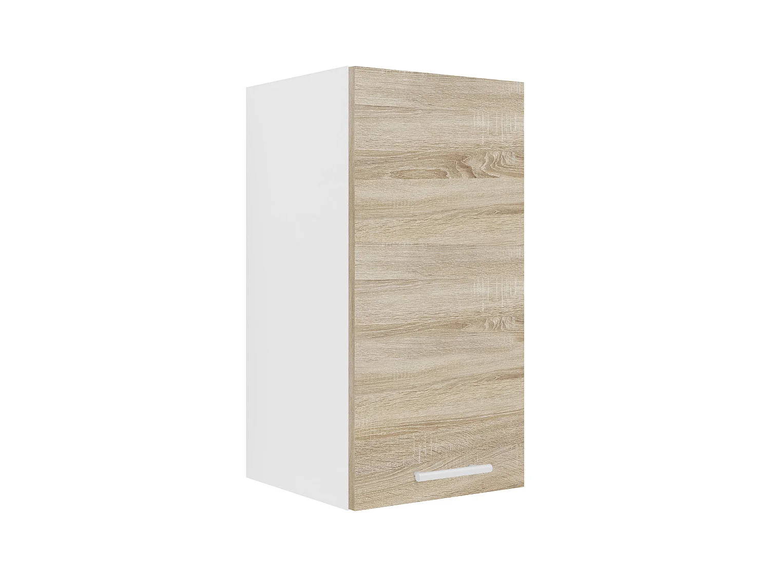 Kitchen furniture hanging cabinet Esilo White / Sonoma oak H. 60 x W. 30 x D. 31 cm