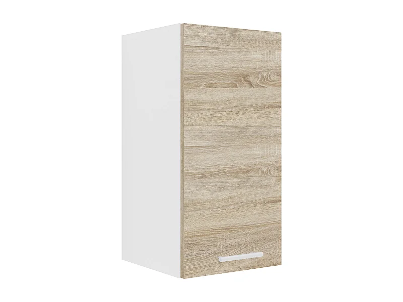 Kitchen furniture hanging cabinet Esilo White / Sonoma oak H. 60 x W. 30 x D. 31 cm