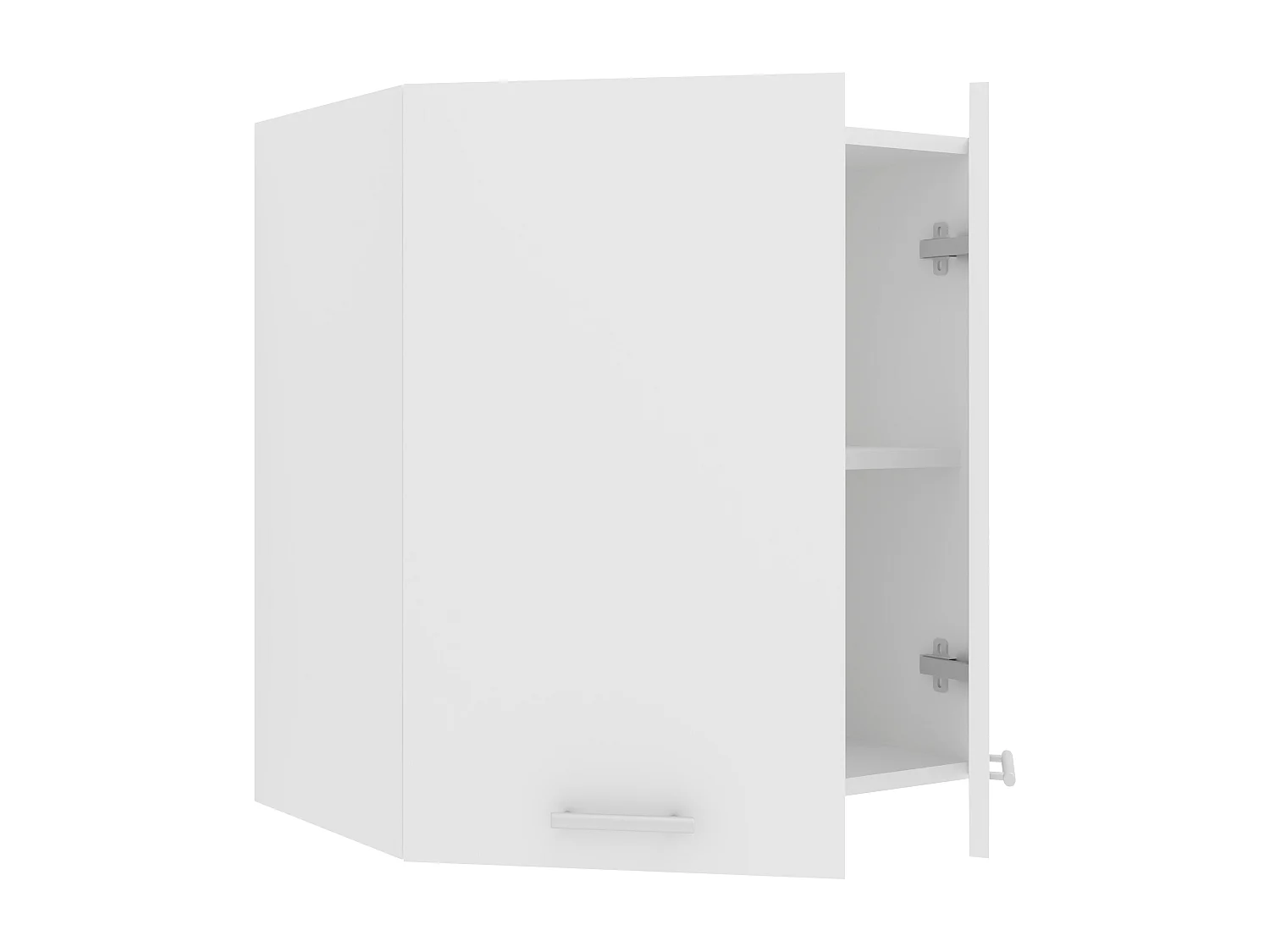 Kitchen furniture hanging cabinet Esilo White H. 60 x W. 60 x D. 31 cm