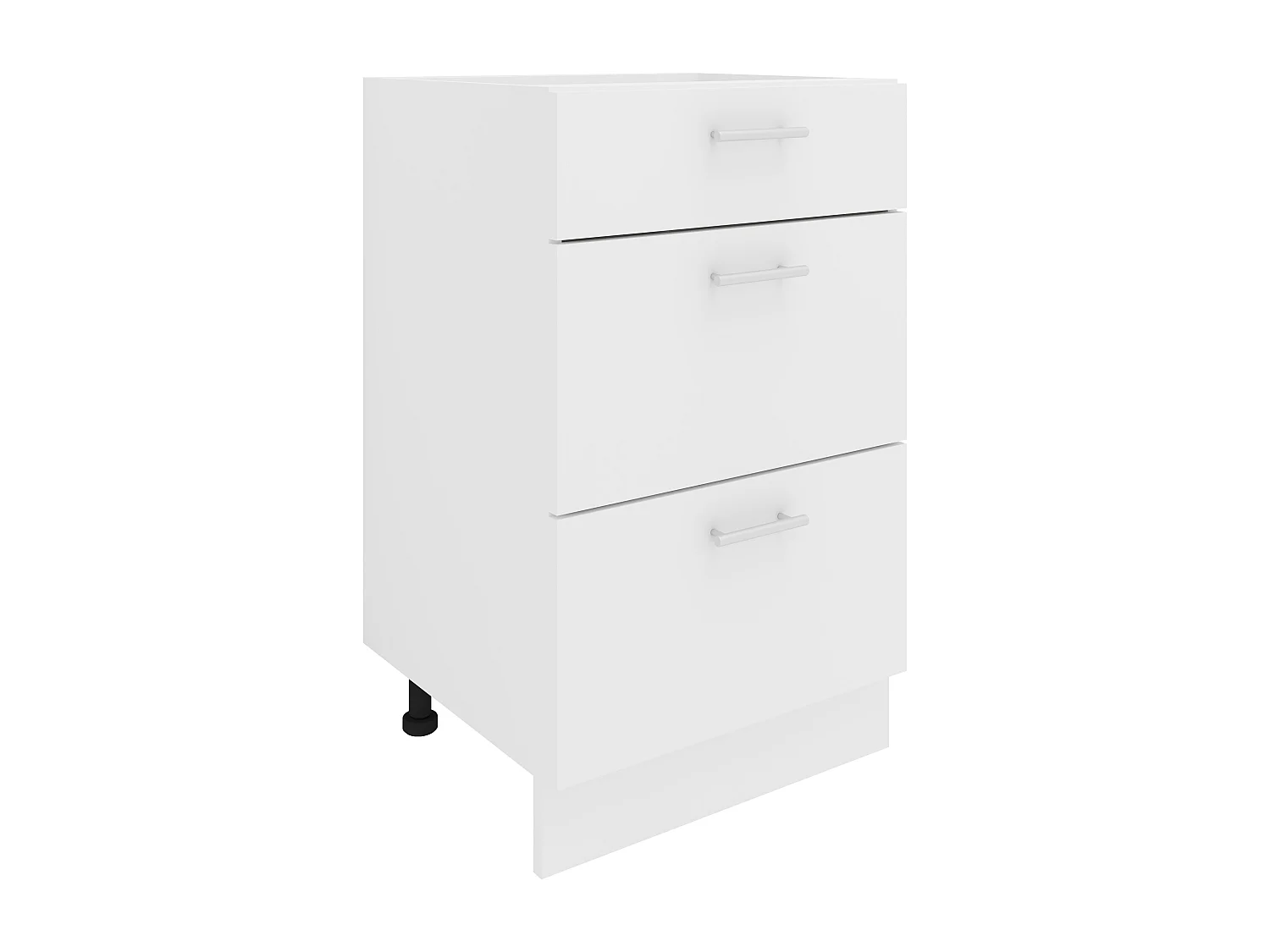 Kitchen furniture cabinet Esilo White H. 82 x W. 50 x D. 46 cm