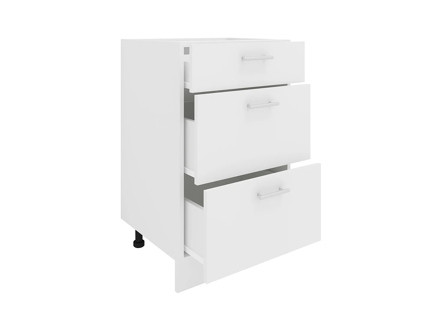 Kitchen furniture cabinet Esilo White H. 82 x W. 50 x D. 46 cm