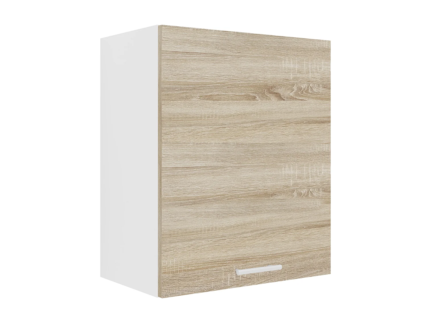 Kitchen furniture hanging cabinet Esilo White / Sonoma oak H. 60 x W. 50 x D. 31 cm