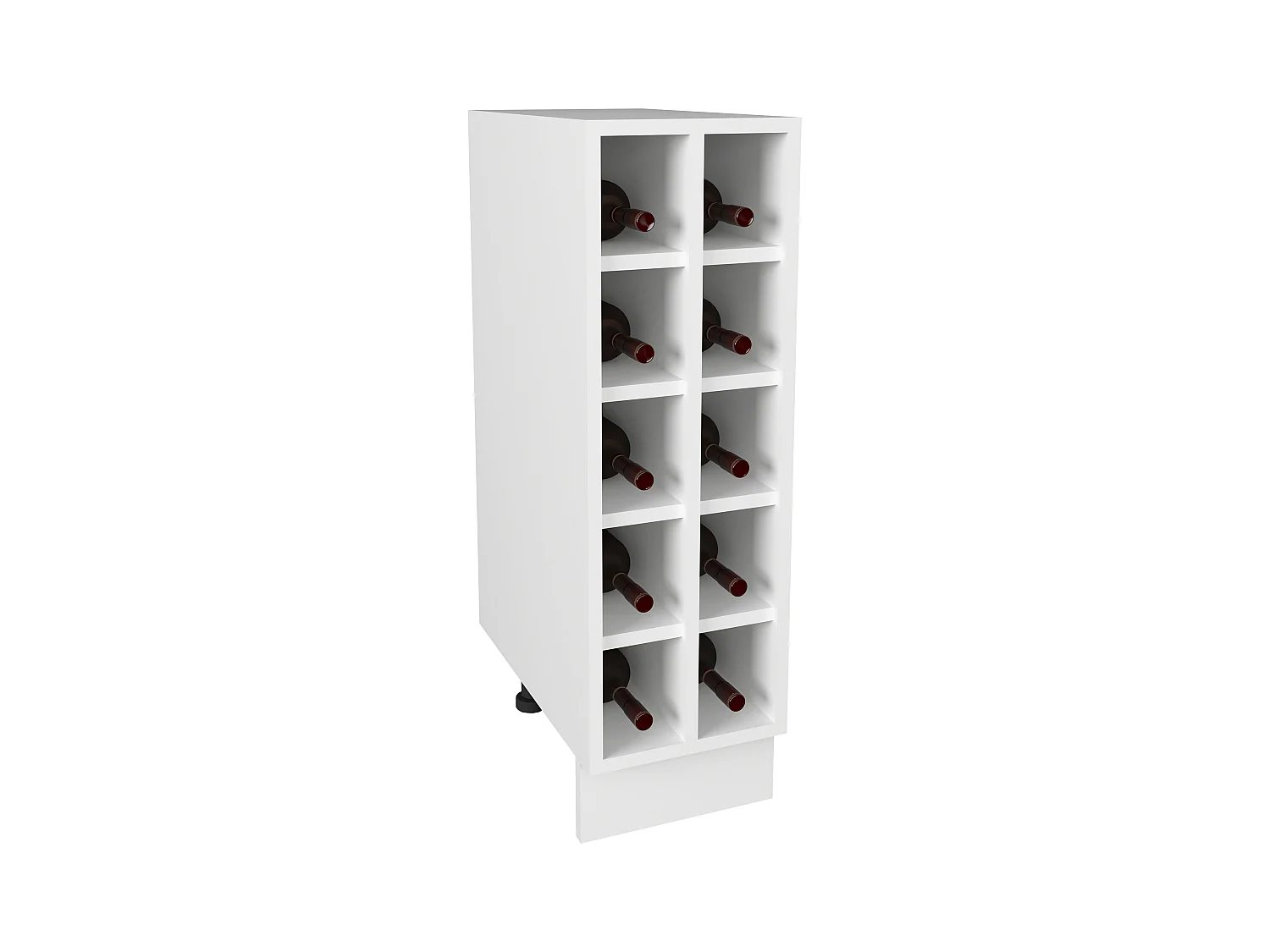 Kitchen furniture cabinet Esilo White H. 82 x W. 25 x D. 44 cm