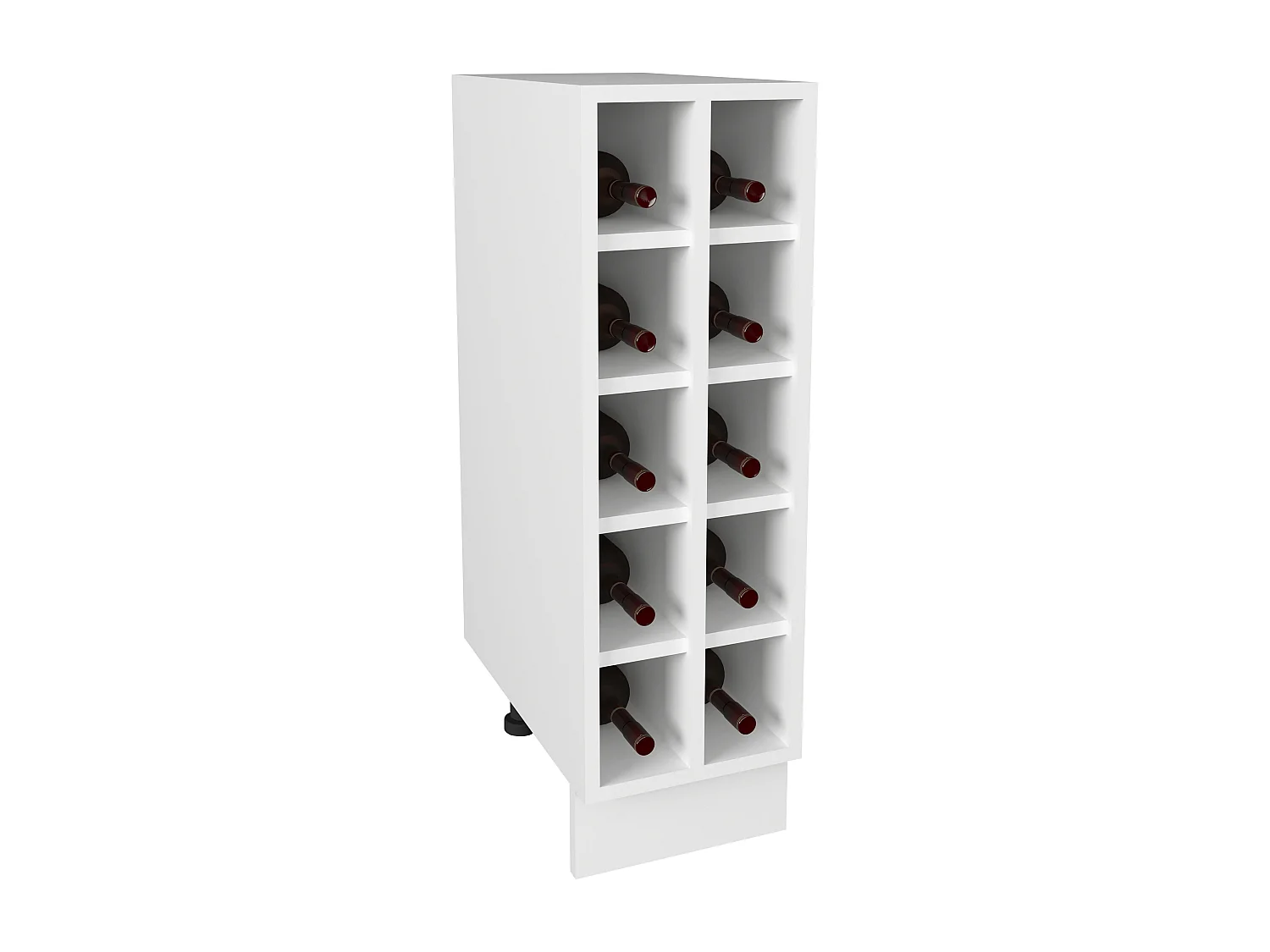 Kitchen furniture cabinet Esilo White H. 82 x W. 25 x D. 44 cm