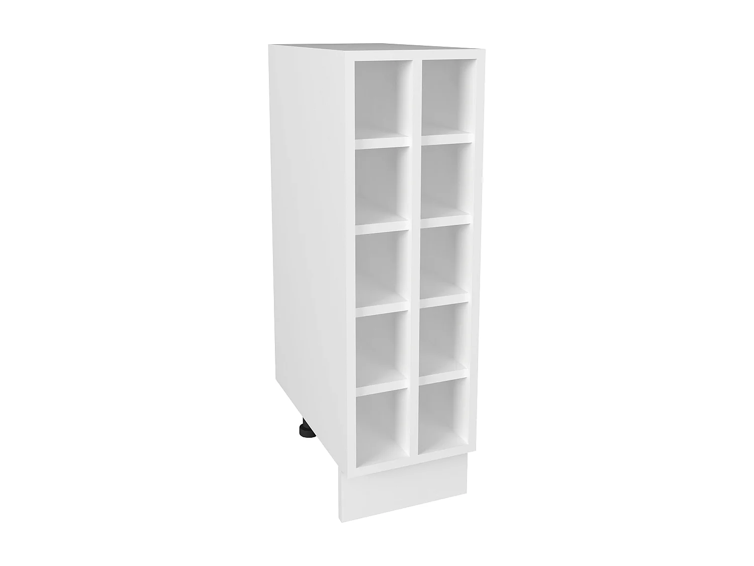 Kitchen furniture cabinet Esilo White H. 82 x W. 25 x D. 44 cm