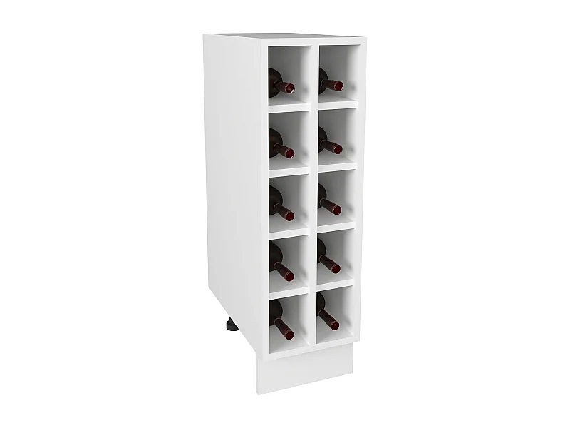 Kitchen furniture cabinet Esilo White H. 82 x W. 25 x D. 44 cm