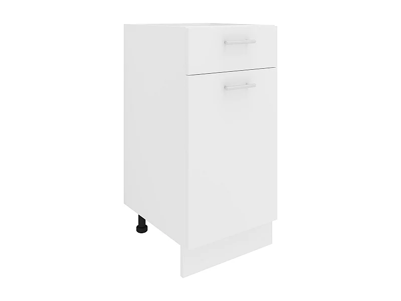 Kitchen furniture cabinet Esilo White H. 82 x W. 40 x D. 46 cm