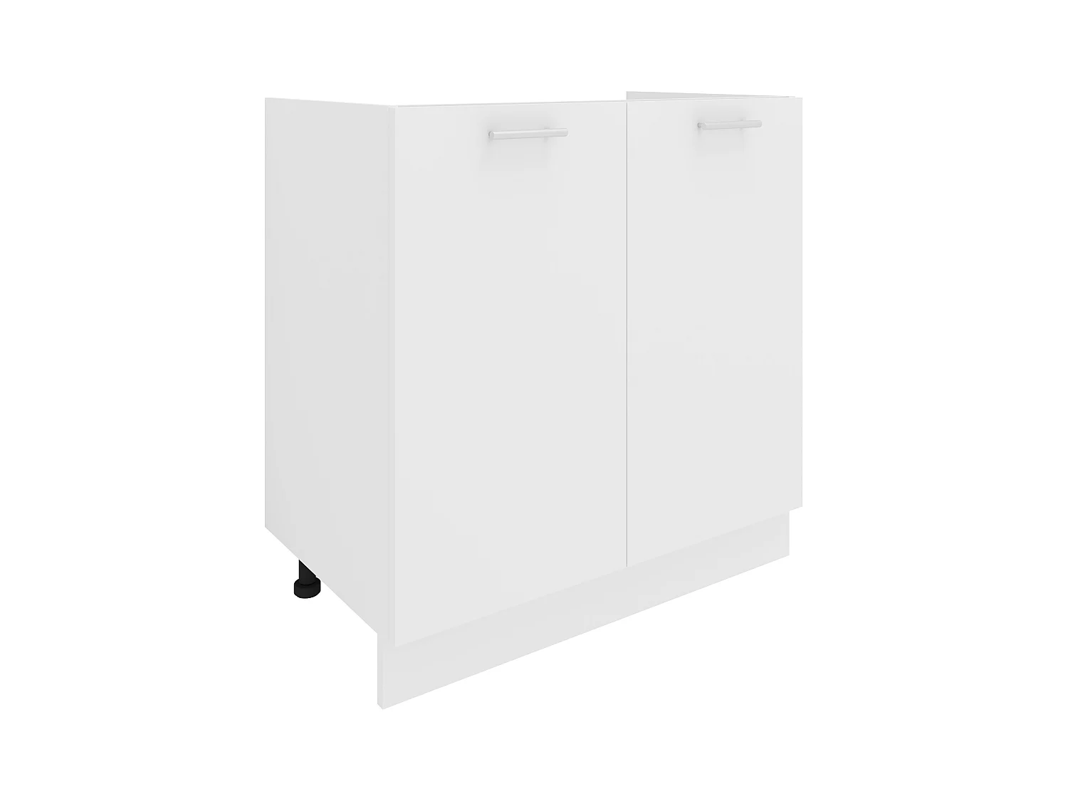 Kitchen furniture cabinet Esilo White H. 82 x W. 80 x D. 46 cm