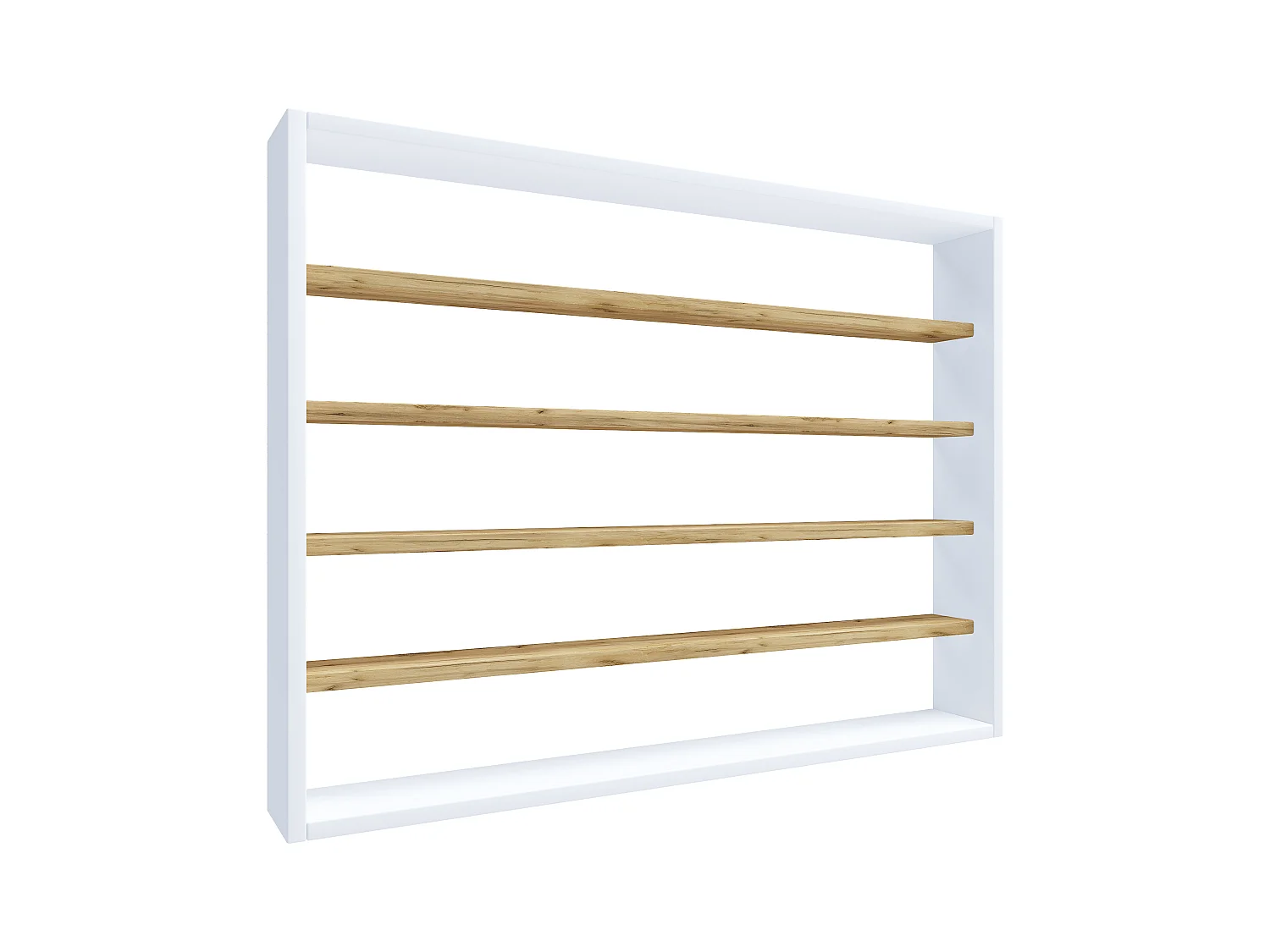 Mobiliário de cozinha pendurado Esaldi Branco/carvalho de mel A. 60 x L. 80 x P. 10 cm