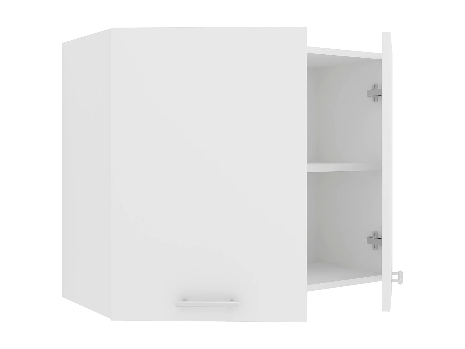 Kitchen furniture hanging cabinet Esilo White H. 60 x W. 80 x D. 31 cm