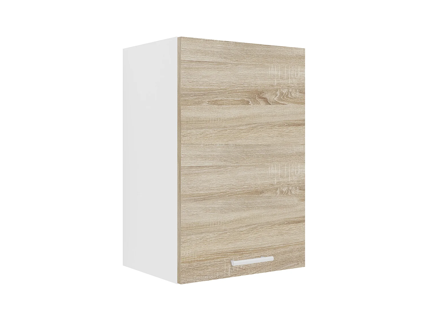 Kitchen furniture hanging cabinet Esilo White / Sonoma oak H. 60 x W. 40 x D. 31 cm